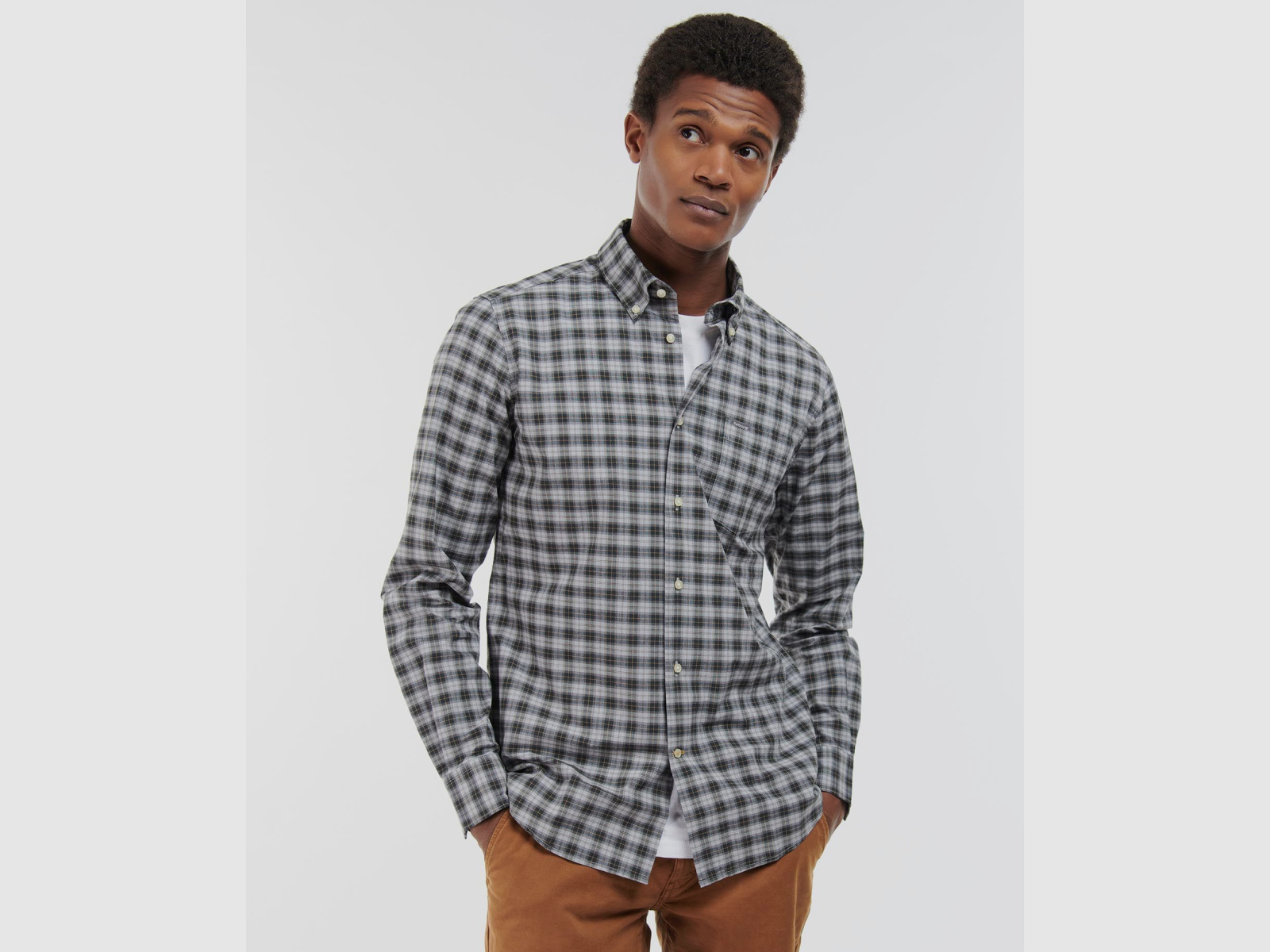 BARBOUR Lomond Tailored Shirt Greystone