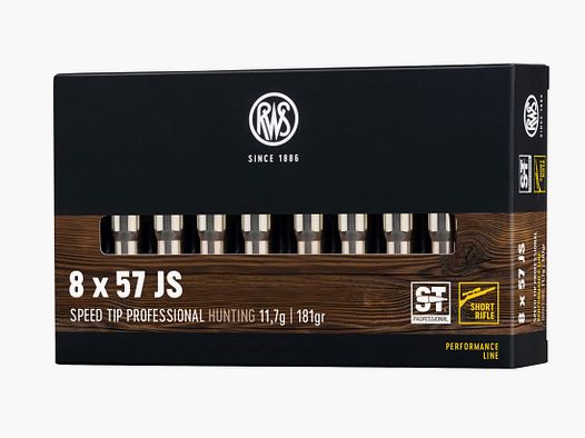 RWS 2411867 8x57 IS Speed Tip Pro Short Rifle 11.7g/180grs.