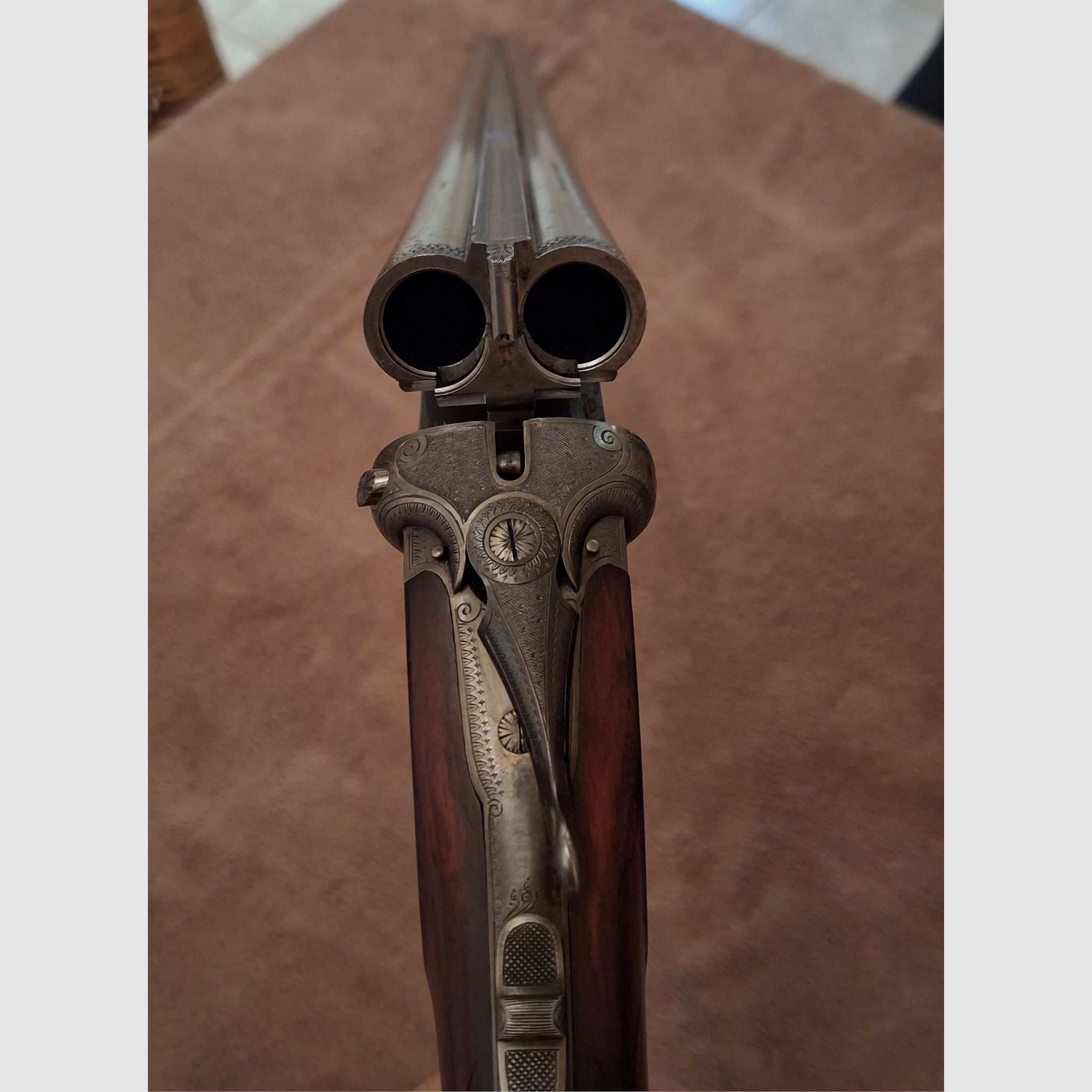 Alte Suhler Doppelflinte Sempert & Krieghoff, Kaliber 16 Rarität Selten 100 Jahre