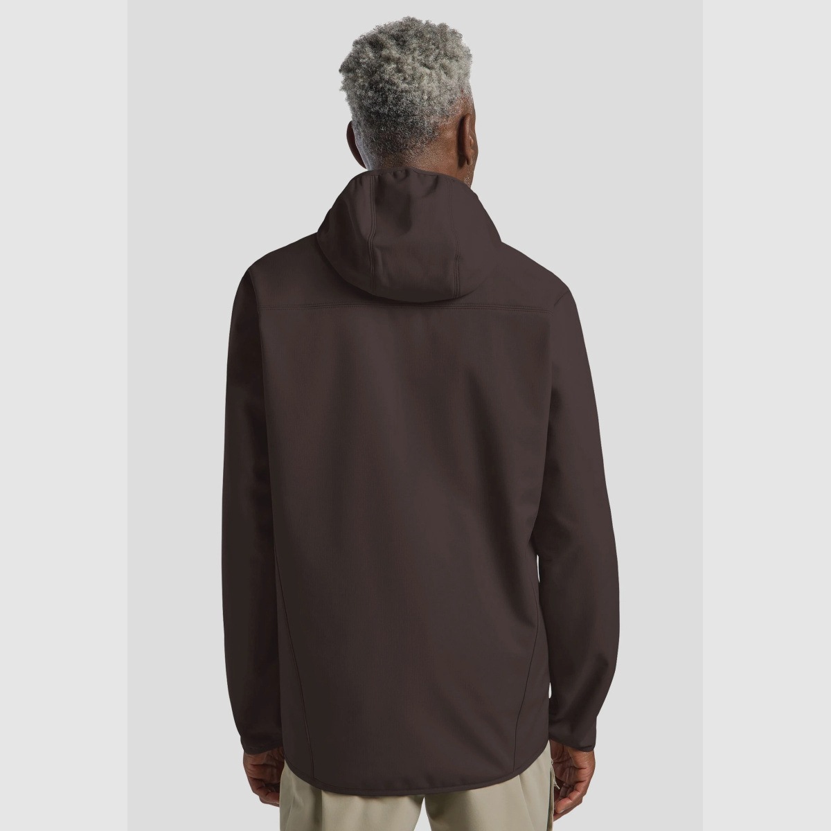 JACK WOLFSKIN Bornberg Hoody M Softshelljacke Herren Peat Braun