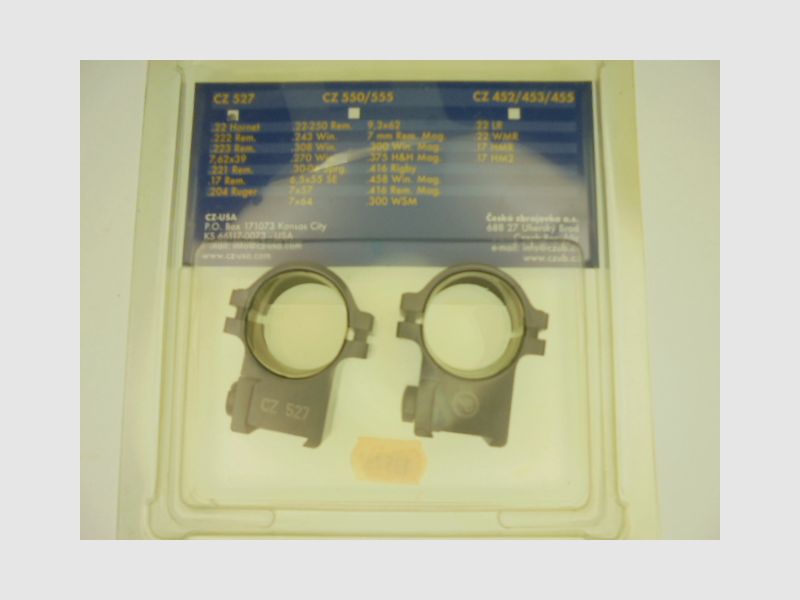 MONTAGE MEDIUM CZ 527 25.4MM, image 5 sur 6
