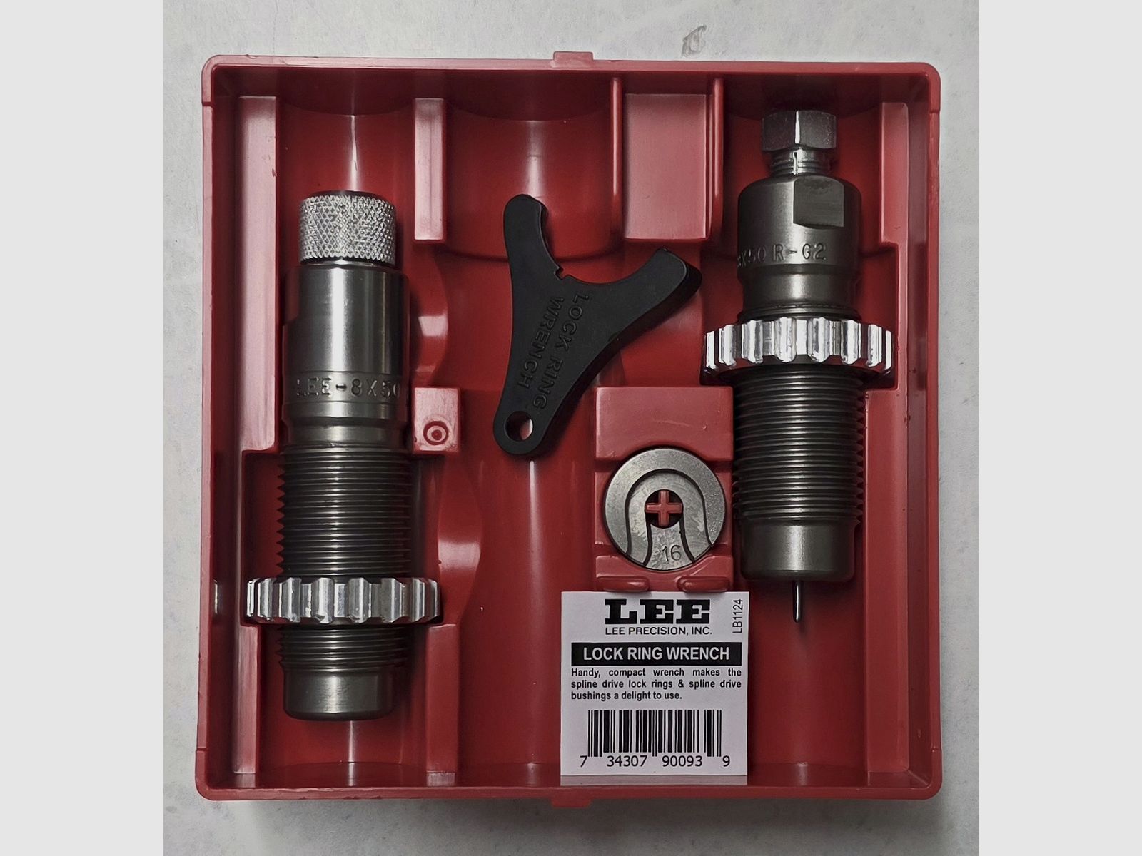 LEE 8x50 R (.323) Mannlicher full caliber die set LIMITED + accessories !NEW!