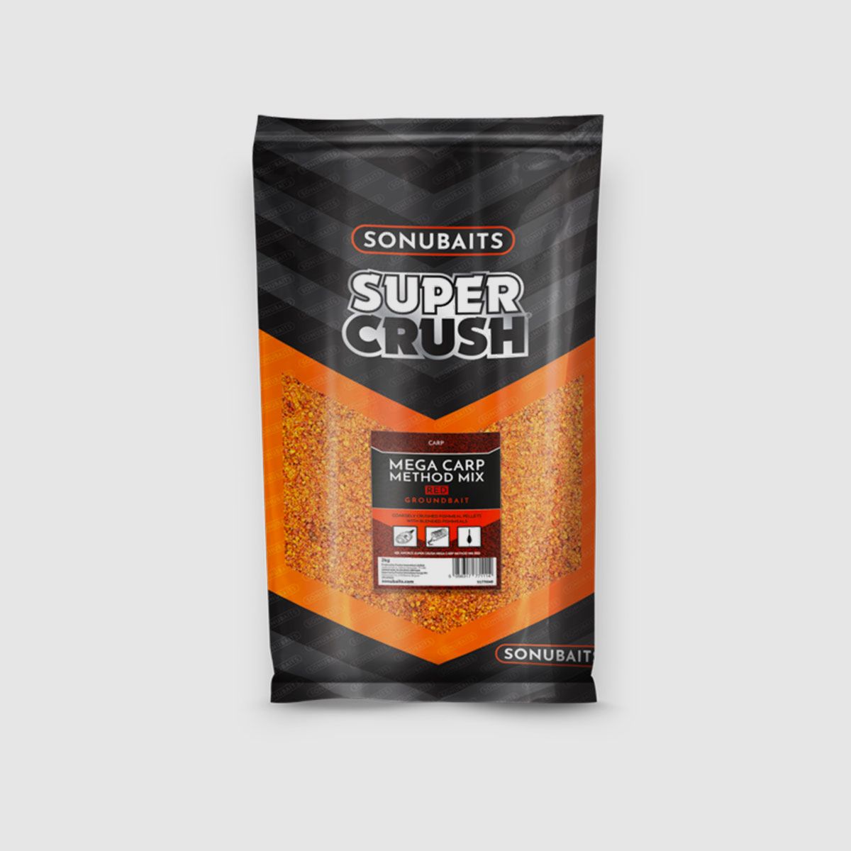 SONUBAITS – MEGA CARP METHOD MIX RED GROUNDBAIT 2kg