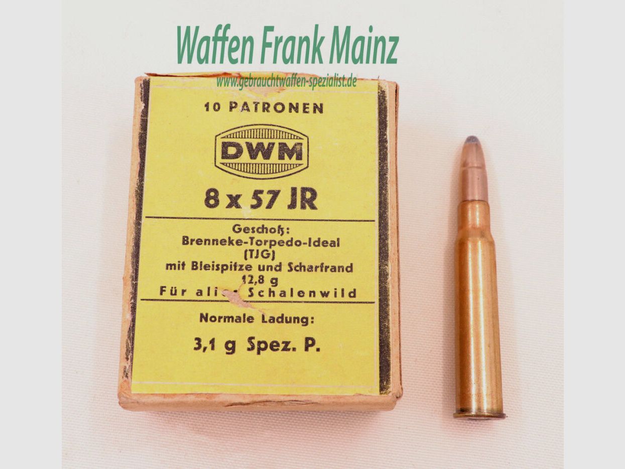 DWM, Karlsruhe Büchsenpatronen 8x57 JR