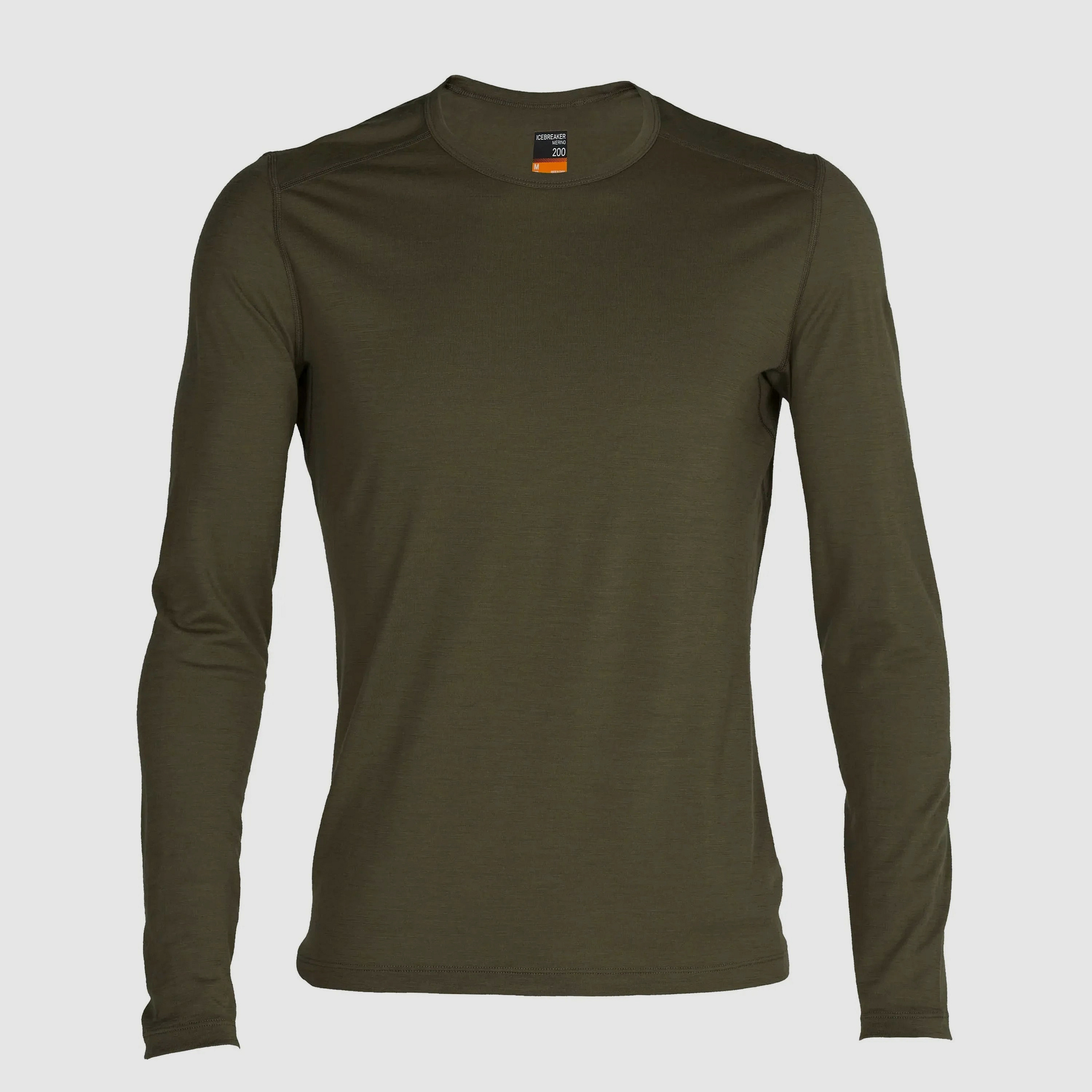 Icebreaker Icebreaker Langarmshirt Oasis Merino 200 Männer loden