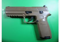 SIG SAUER P320, Blow Back 4,5 mm Diabolo Co2-Pistola, Coyote Tan, pistola da allenamento, come nuova!      #15