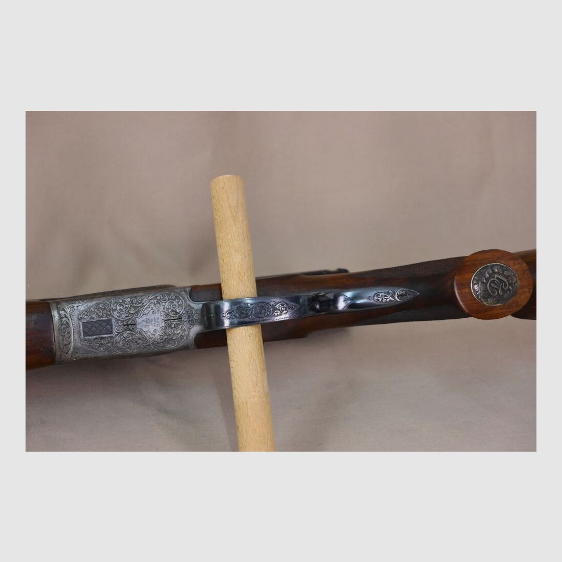 Merkel double-barreled shotgun with side locks // left-handed stock // DBL