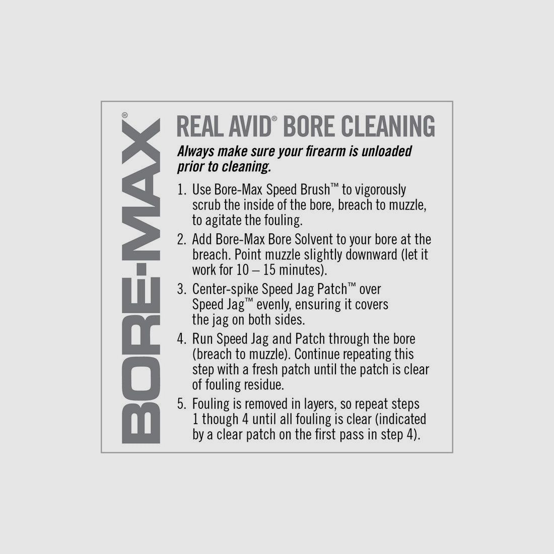 Real Avid Bore-Max Speed-Bürsten Mehrkaliber-Pack