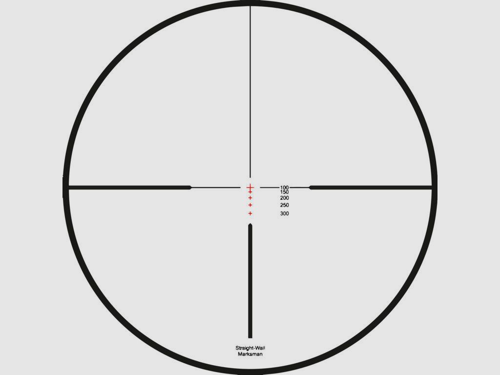 Hawke Vantage IR 3-9x40 Zielfernrohr – Straight-Wall Marksman (9x), Rot/Grün – 1" – HAW14217