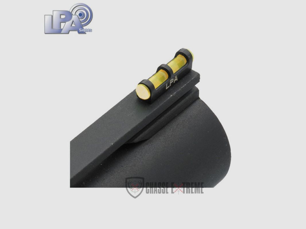 Faseroptisches Korn LPA Gelb für Flinte mit Gewinde 2,6mm
