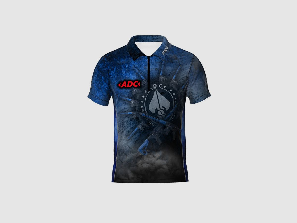 DED ADC Custom Competition T-Shirt - Blau, Größe: XXL, Benutzerdefinierter Name: Kein Name, Bekleidungsart: Damen, Bild 3 von 3