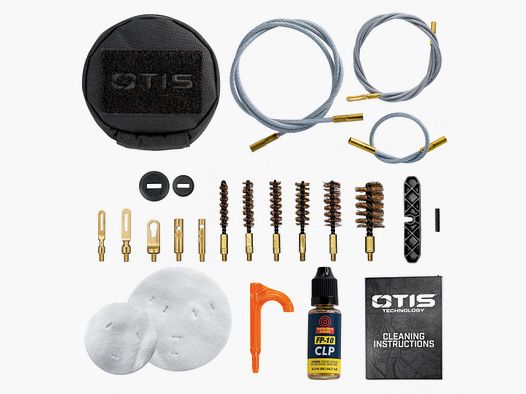 Otis Tactical Zestaw do czyszczenia dla .22/.223, .270, .30/.308/30-06/30-30, .38/9mm, .45 cal, .12 w tym torba