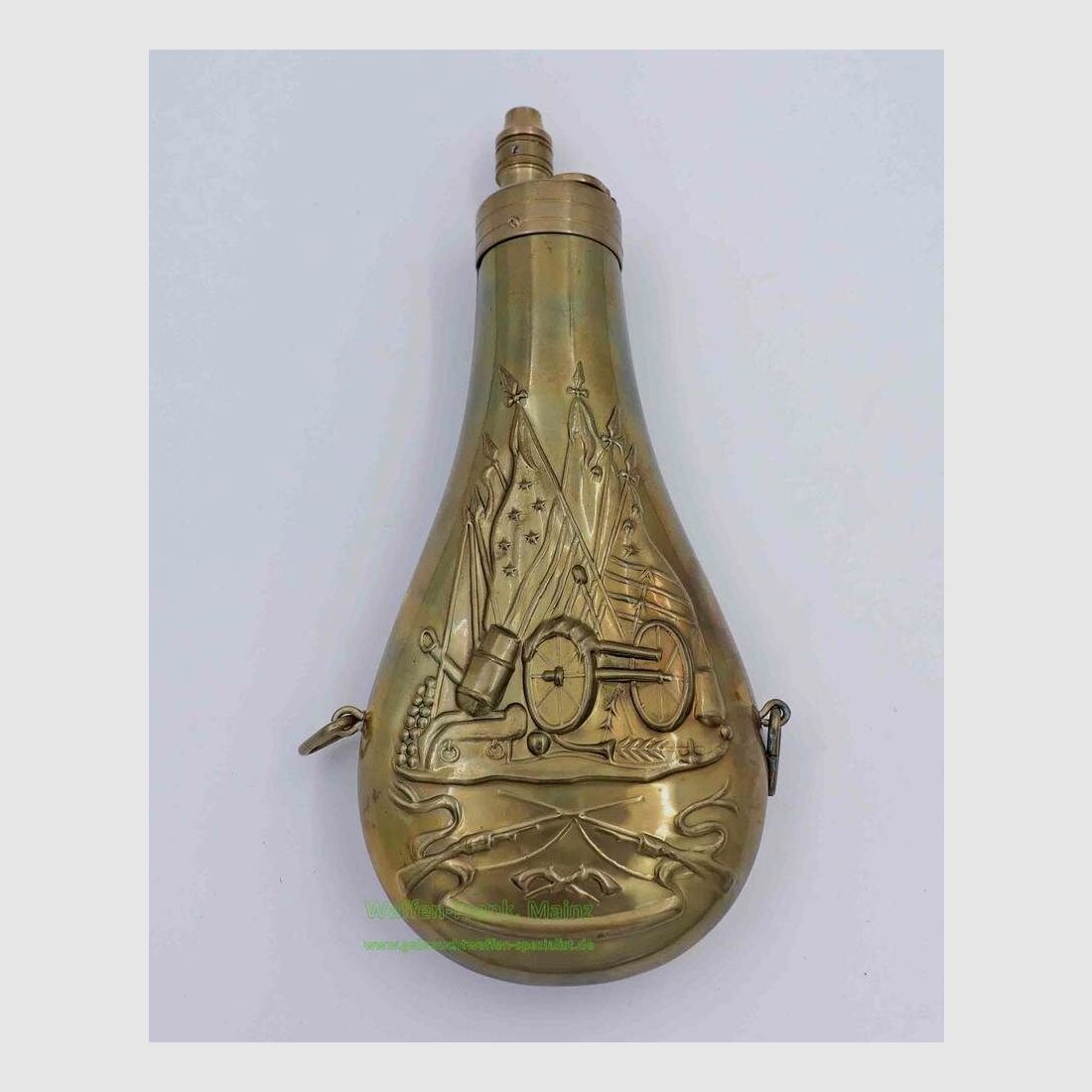 Pedersoli Gardone/Italien Pedersoli Pulverflasche Walker Brass Adjustable