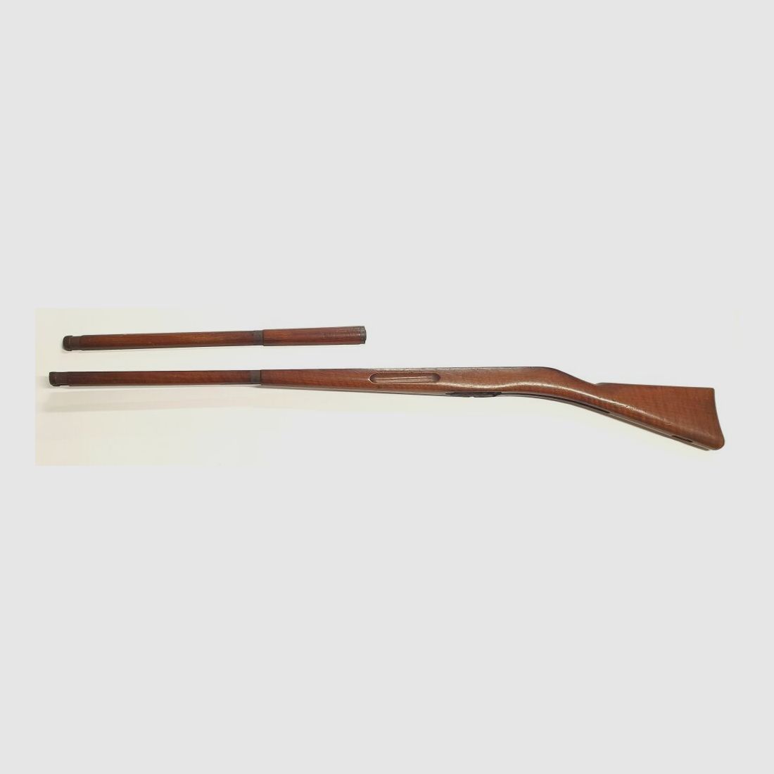 Stock for Swiss infantry rifle / IG 1889 with upper wood and metal parts