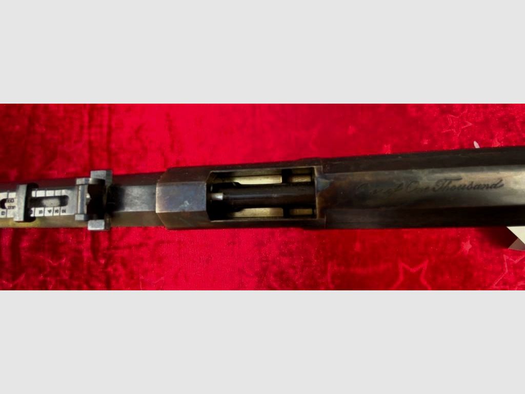 HEGE Uberti 1860 Henry Sonderserie mit Stahlsystem und Lauf in Black Finish Rifle Kal. 44/40 One of One Thousand