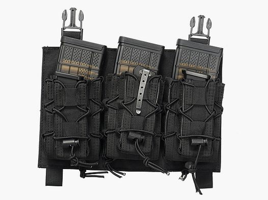 Buckle Up Speed Triple Rifle/Pistol Mag Pouch - Black