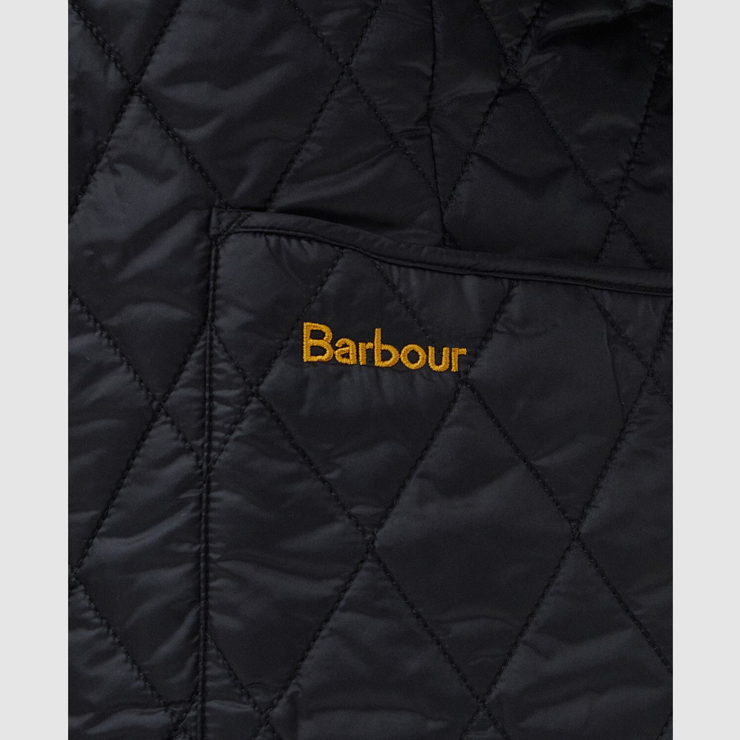 Gilet in pile Barbour nero