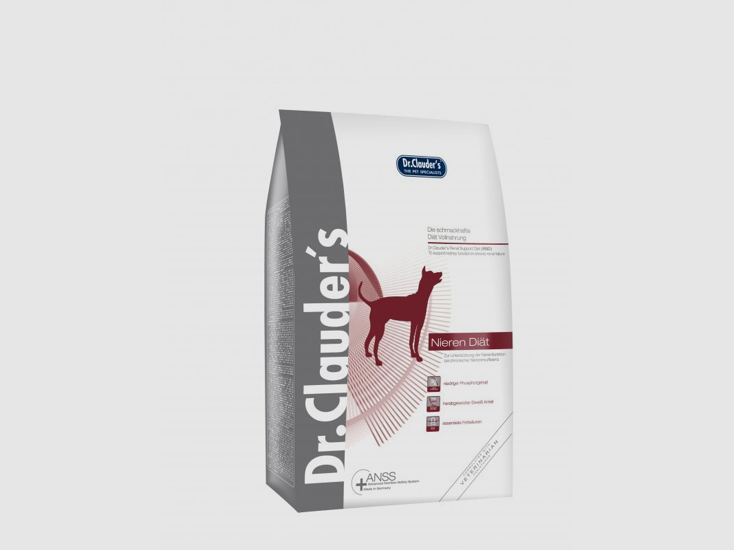 Dr.Clauder´s Hunde Trockenfutter Diät RSD Nierendiät 4kg