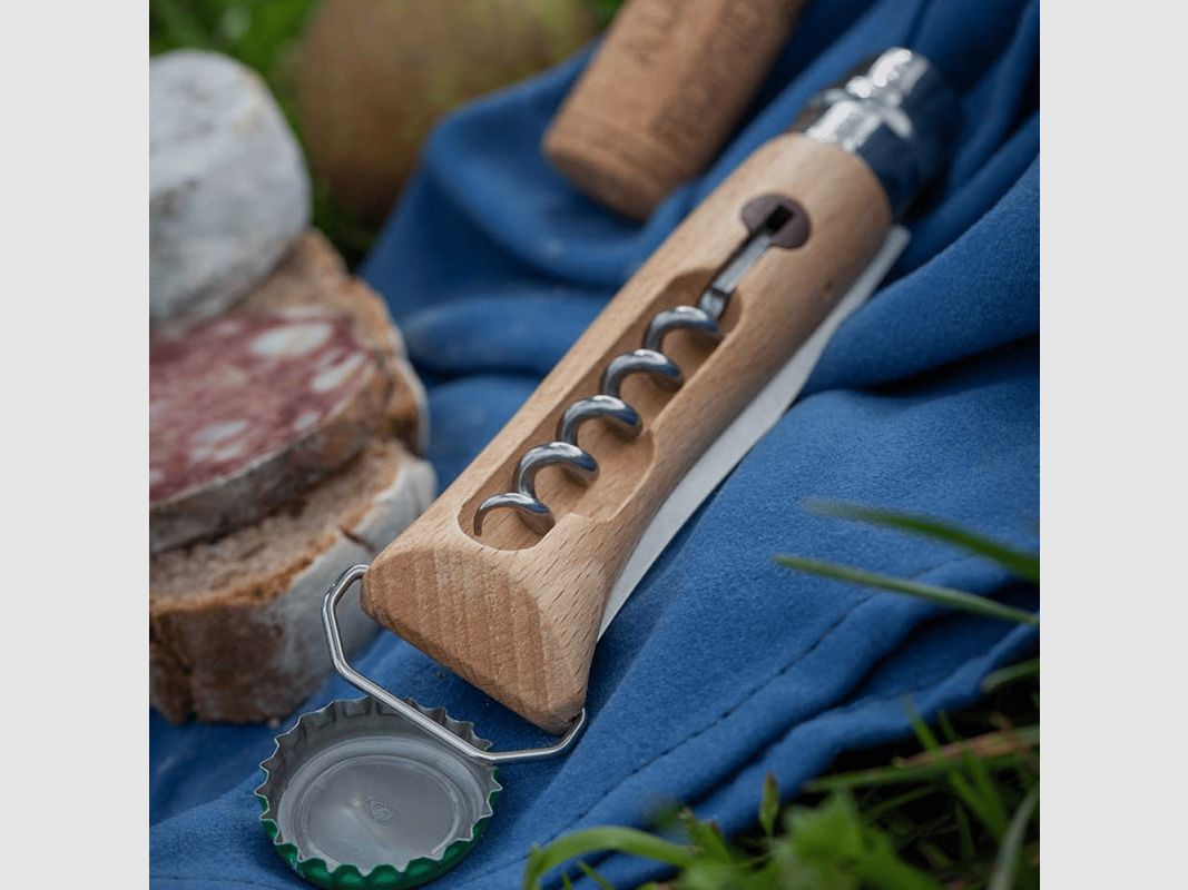OPINEL MESSER N°10 KORKENZIEHER FLASCHENÖFFNER, Bild 4 von 8
