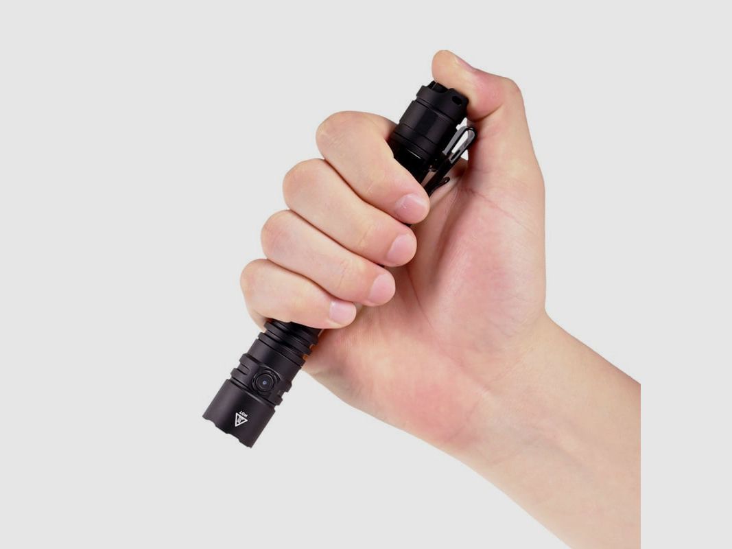 LED flashlight TAC 2AA, 1,600 lumens (including battery), image 2 of 8