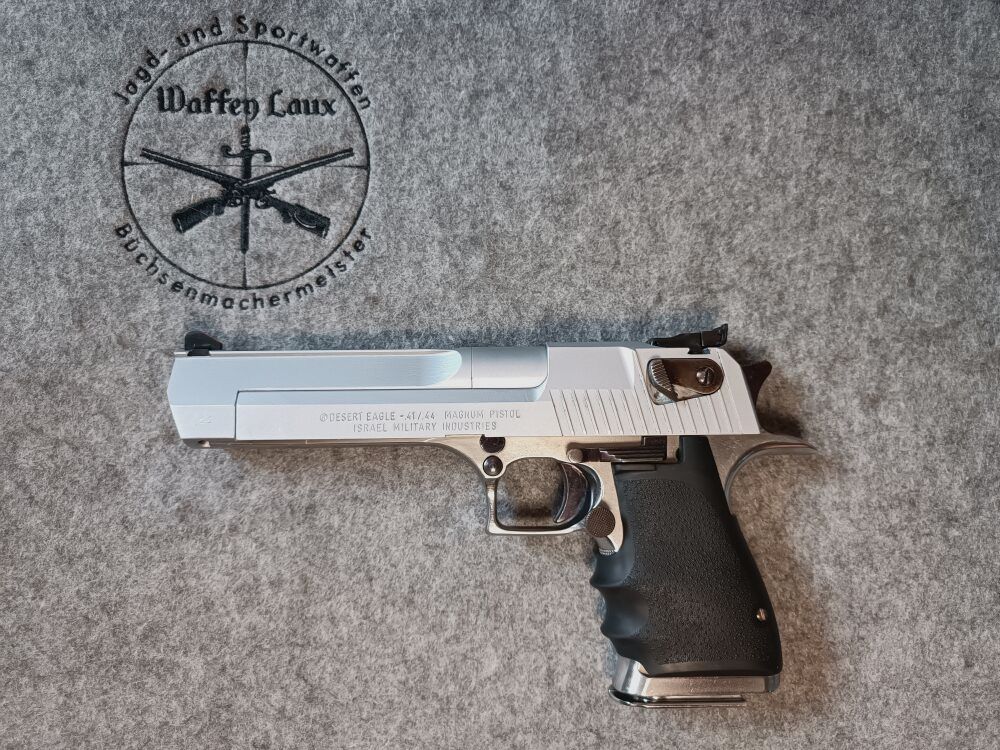 IMI Israel Military Industries	 Desert Eagle Satin Nickel + buntgehärtet + Zubehör