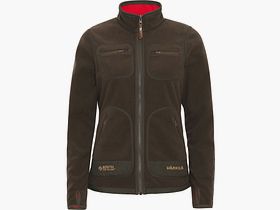 Härkila Fleecejacke Kamko Brown/Red