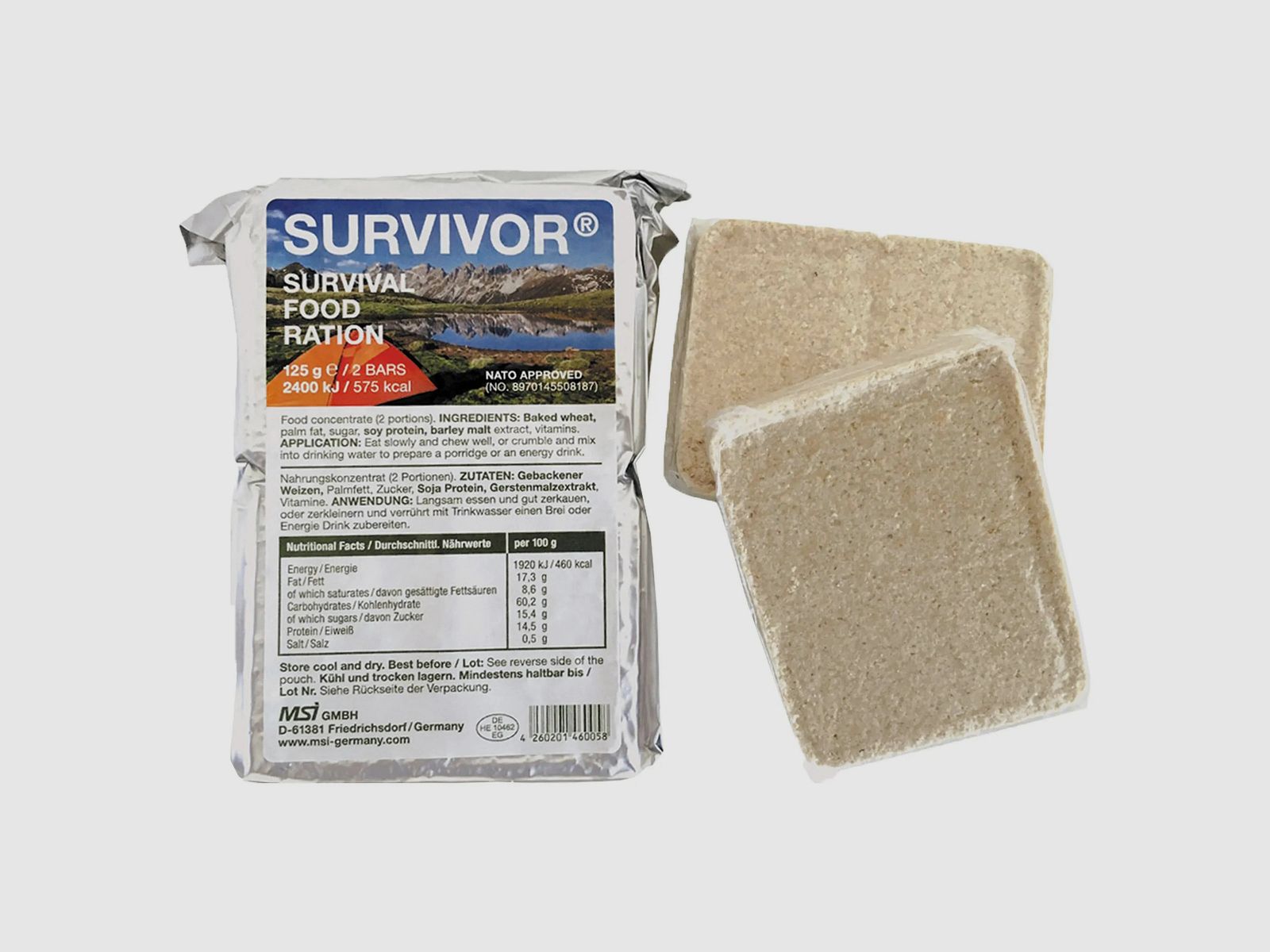 Trek’n Eat MSI Notverpflegung Survivor 125 g