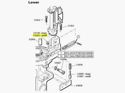 Dillon 1050/1100 Primer Bushing - Small