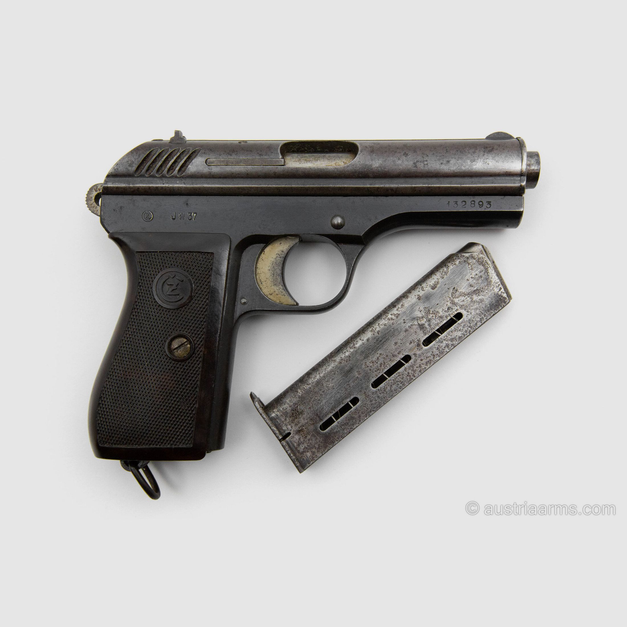 CZ Mod. 28, Kal. 9mm Kurz – Baujahr 1937, Bild 2 von 4