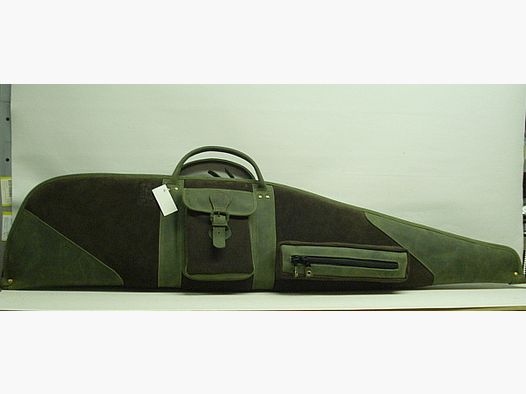 Futteral grün Gummiarmierung - 130cm, 2 Außentaschen
