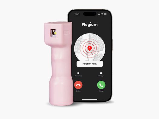 PLEGIUM SPRAY MIT PFEFFER FÜR PERSONENVERTEIDIGUNG SMART MINI ROSA