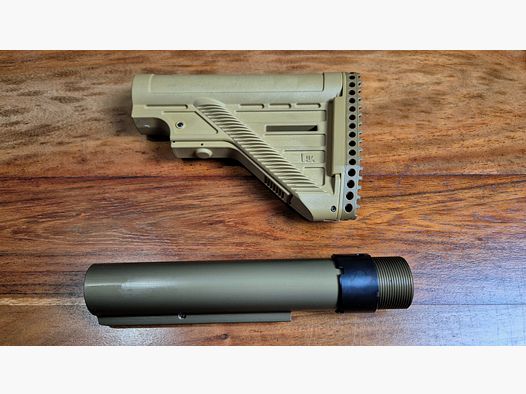 Heckler & Koch MR308 Schulterstütze mit Buffertube
