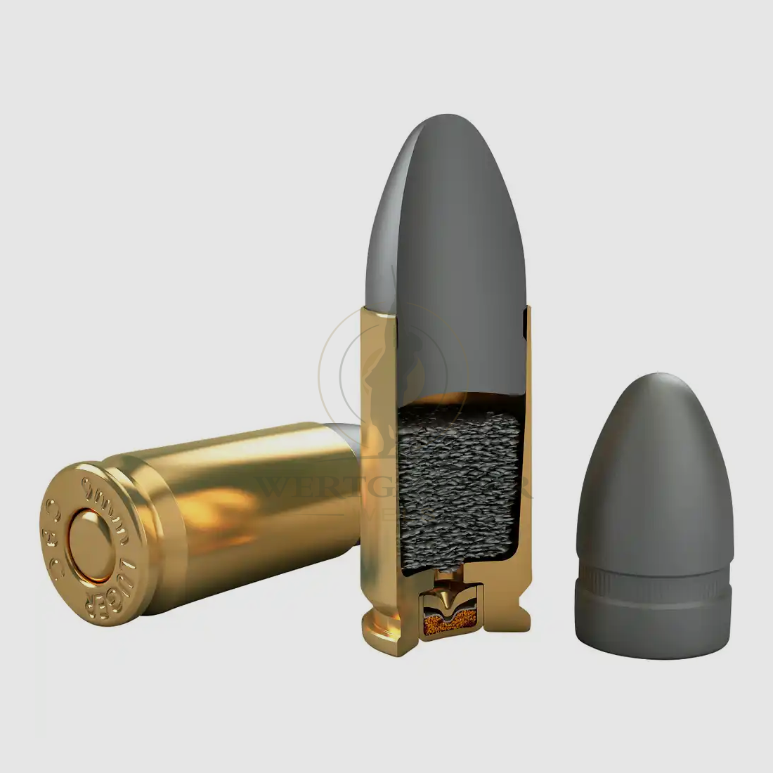 Magtech 9 mm Luger LRN 8,0g/124grs., Bild 3 von 3