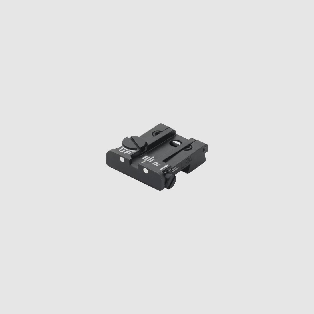 LPA Mikrometer-Visier “TPU”,f.SIG-Sauer P220,P225, P226, P228, mit schwarzem Visierblatt, ohne Korn