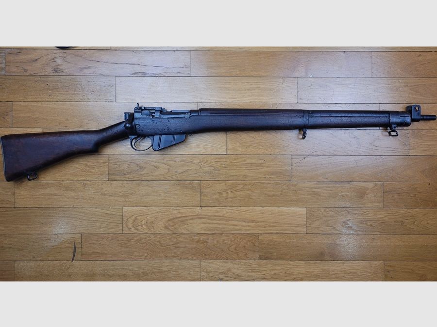 Gutes Gewehr Lee-Enfield N°4 MKI – 303 British – 10 Schuss – Fazakerley – Monomatrikularwaffe mit Verschlussmagazin – 1943 – TBE, Bild 2 von 20