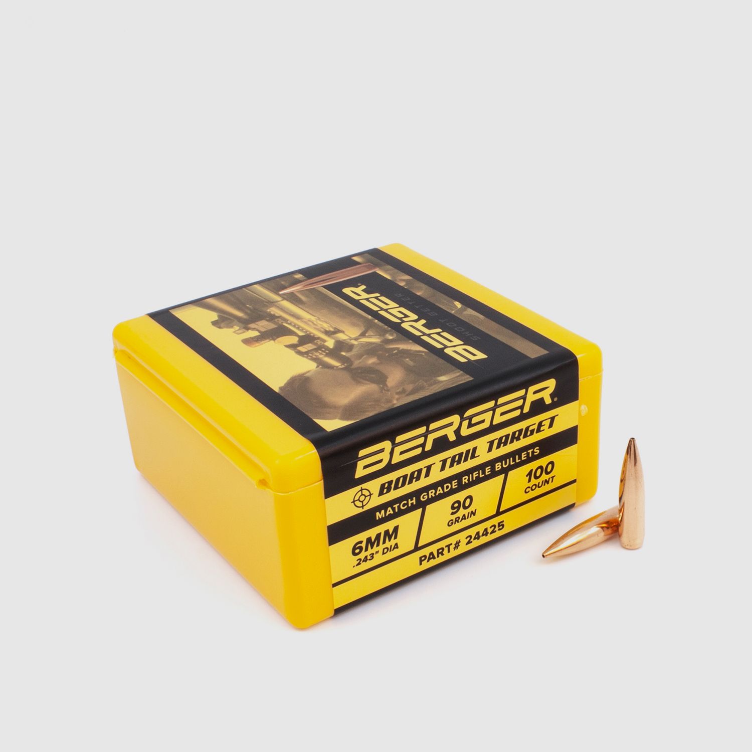Berger Geschoss 6mm/.243 BT Target 90GR 1000 Stück