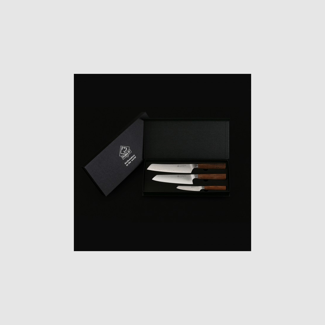 PUMA IP set of 3: chef, santoku, & pairing knife