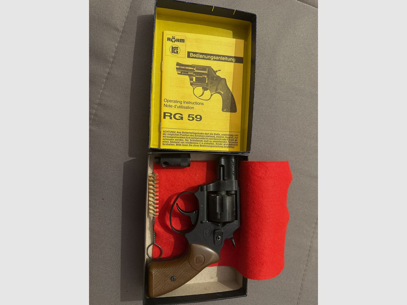 Röhm RG 59 “Le Petit” Schreckschussrevolver 9 mm R.K. inkl. OVP