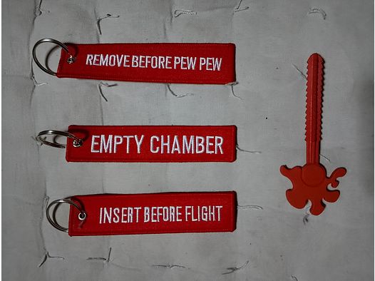 Ram Transport Stopper Red for Paintball Marker Barrel Barrel Stopper cal 43 Universal + 3 Keychains with Quotes