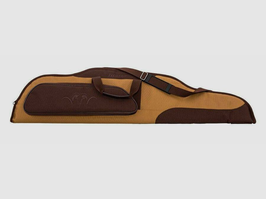 Blaser Riffel foderal 110cm Med Sidelomme Beige/Brown Canvas