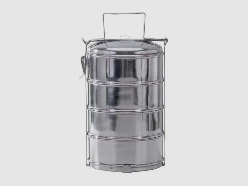 Fox Outdoor Fox Outdoor Pojemnik na jedzenie 4-częściowy srebrny