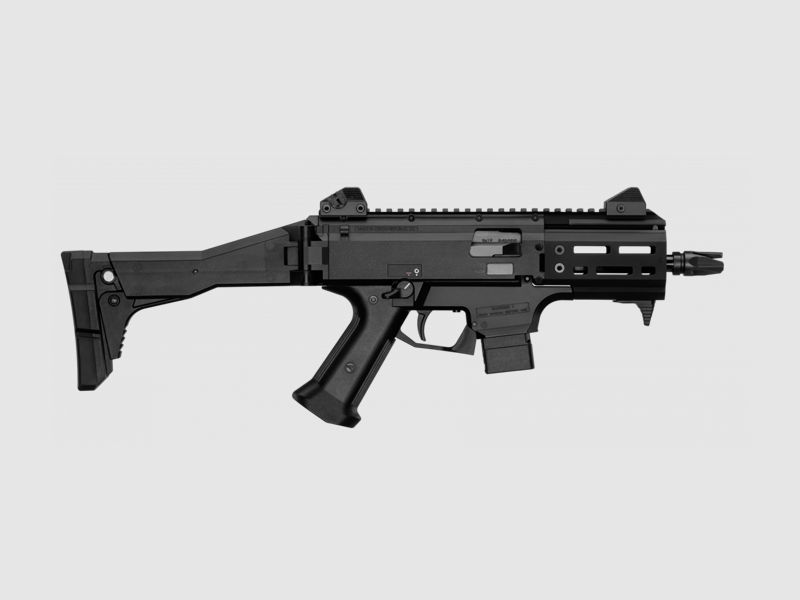 CZ Scorpion EVO 3 S2 Micro, 9mm Para, met klap- en uitschuifkolf zonder rubberen dop