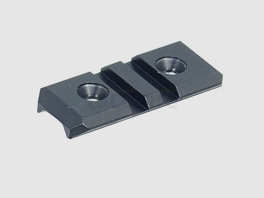 Leapers Pro Super Slim Low Profile Rail 2-Slots - Black