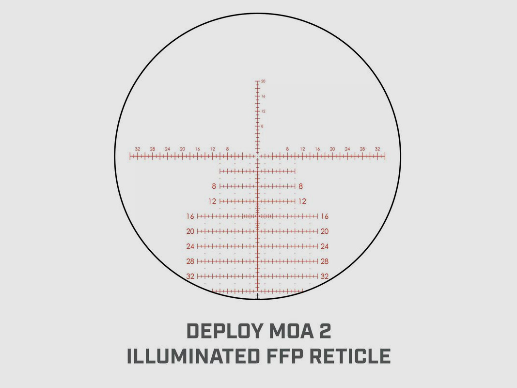 Bushnell Zielfernrohr Match PRO 5-30x56mm Deploy MOA 2 Leuchtabsehen 34mm