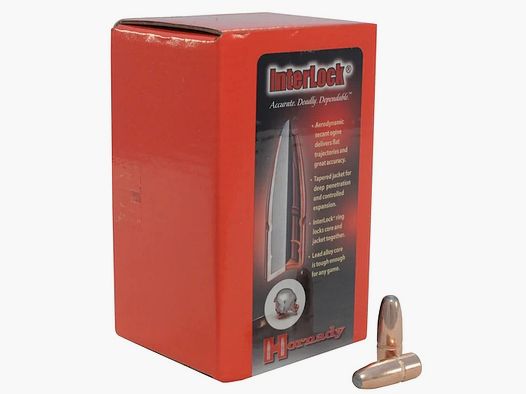 Balle Hornady 8mm/.323 INTERLOCK RN 170GR 100 pièces