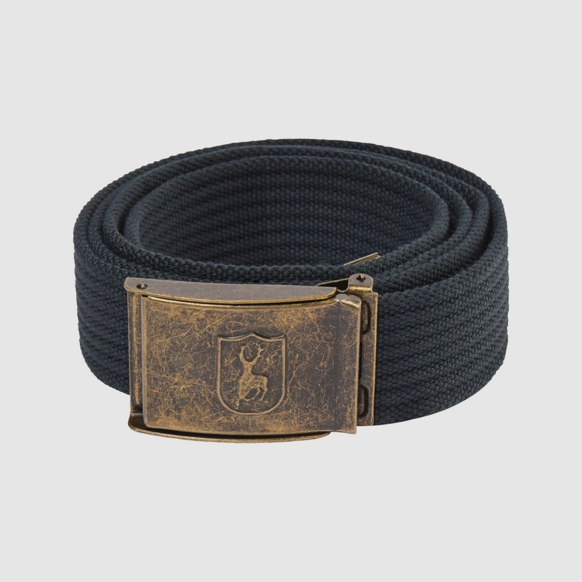 DEERHUNTER Canvas Gürtel Dark Anthracite