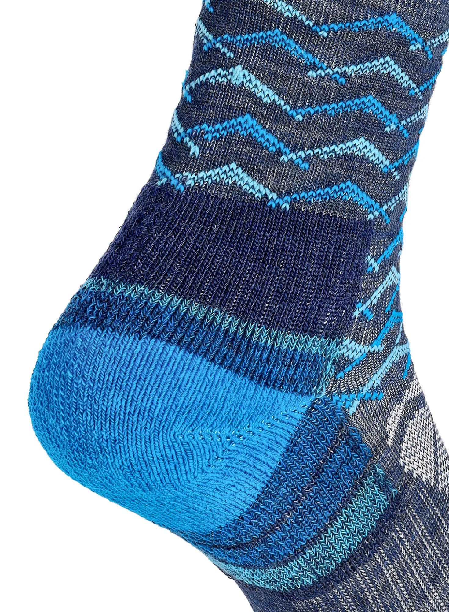 BRIDGEDALE Hike Lightweight Merino P 3/4 Crew Wandersocken – Denim/Blau, Bild 3 von 4