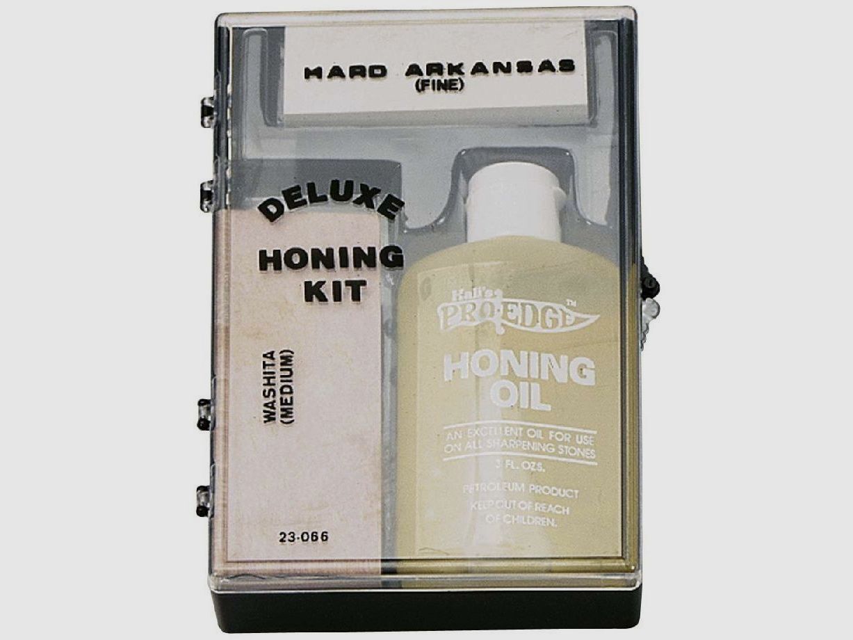Set di affilatura pietra + olio