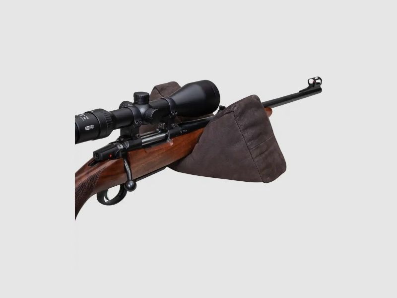 Parforce Gewehrauflage / Kissen aus echtem Leder