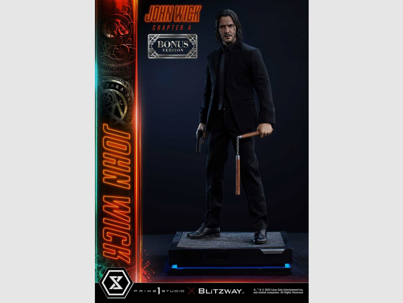 John Wick Chapter 4 Ultimate Premium Masterline Series Statue 1/4 John Wick Deluxe Bonus Version 54 cm | 43383